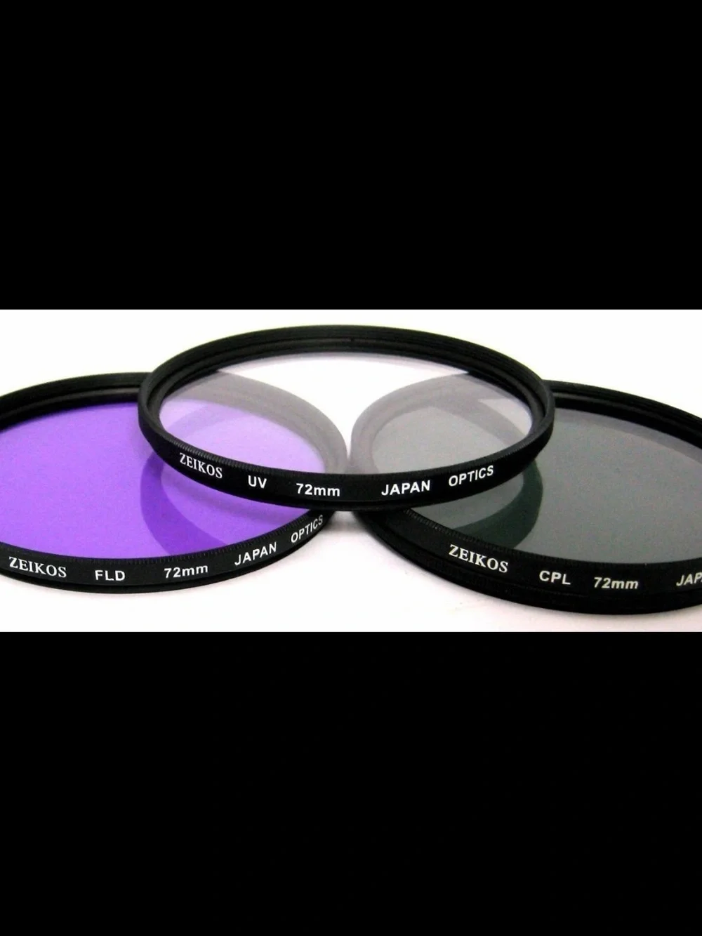 Zeikos 3 piece filters +case